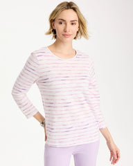 Chico's | Palermo Cotton Slub Tee/ Pale Sweet Pea