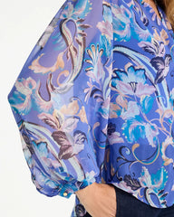 Chico's | Georgette Paisley Blouse/ Amparo Blue