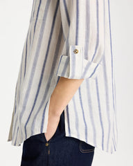Chico's | Linen-Cotton Utility Tunic/ Indigo