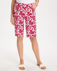 Chico's | Bora Bliss Brigitte™ Slim Shorts/ Cherry Lush