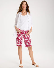 Chico's | Bora Bliss Brigitte™ Slim Shorts/ Cherry Lush
