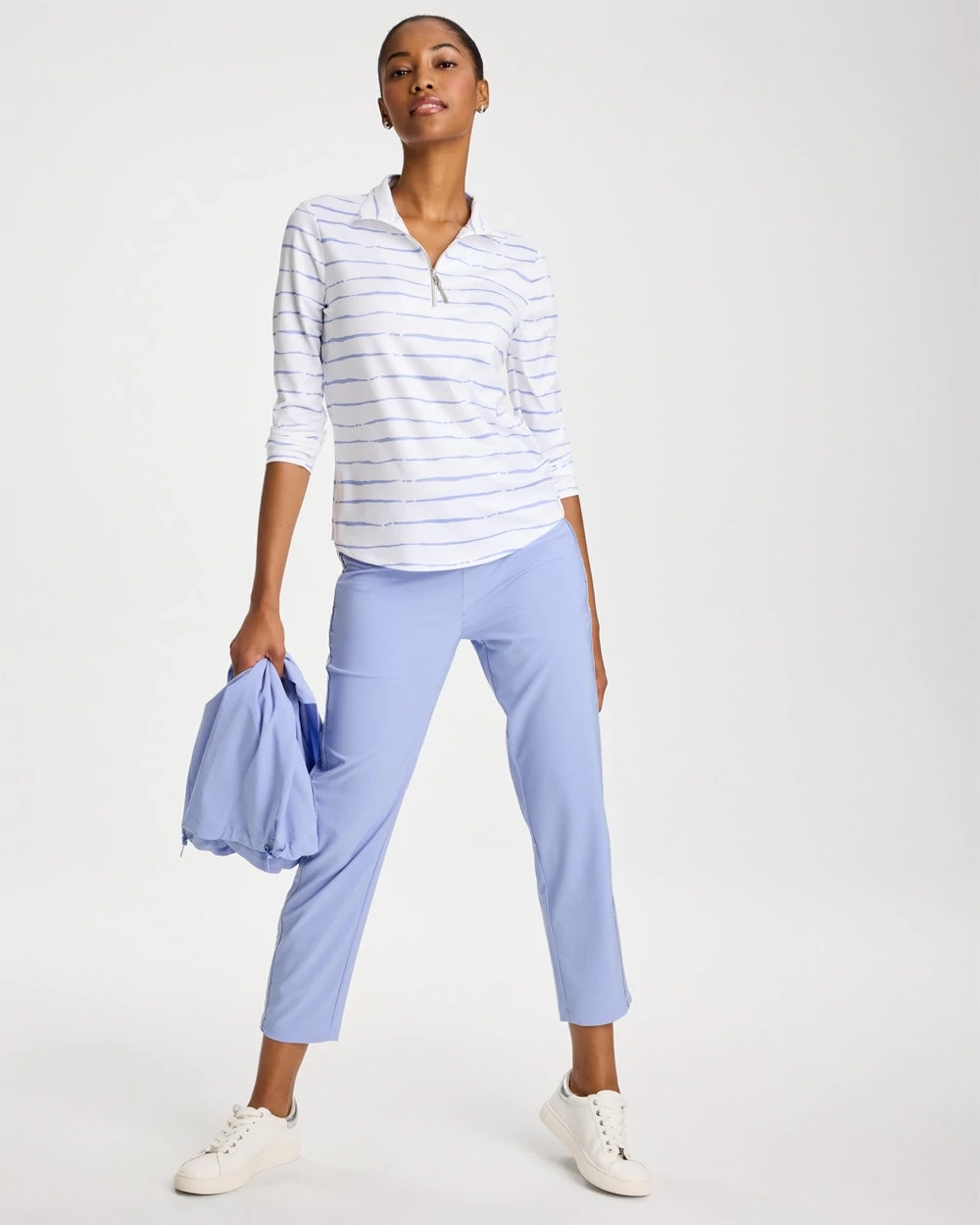 Chico's | Zenergy® UPF Caviar Crop Pants/ Blue Muse