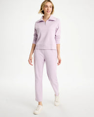Chico's | Zenergy® Beach Slub Cropped Pants/ Pale Sweet Pea