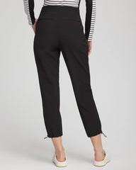 Chico's | Zenergy® UPF Rib Mix Cropped Pants/ Black