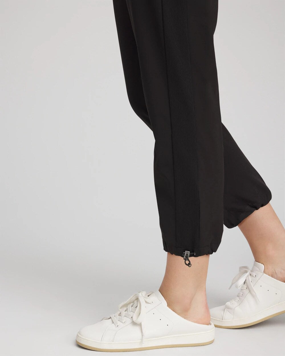 Chico's | Zenergy® UPF Rib Mix Cropped Pants/ Black