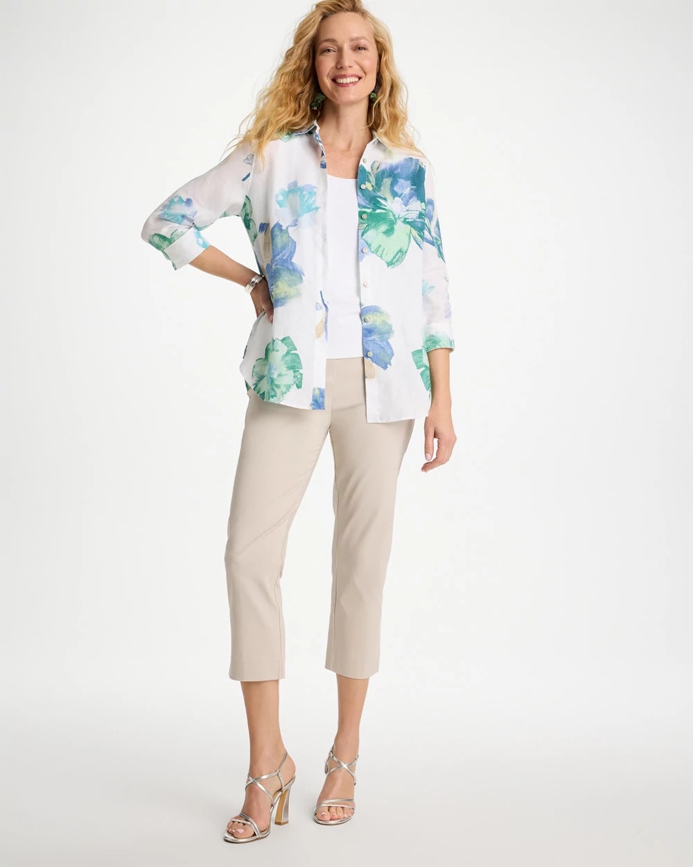 Chico's | Brigitte™ Slim Pull-On Crop Pant/ Smokey Taupe