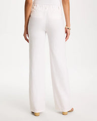 Chico's | Straight-Leg Linen Pants/ Alabaster