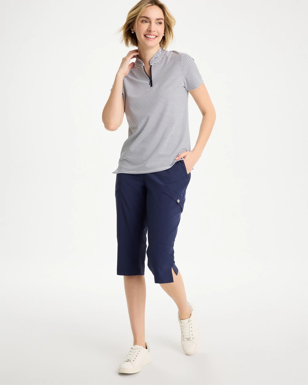 Chico's | Zenergy® UPF Pedal Pusher Pants/ Passport Blue