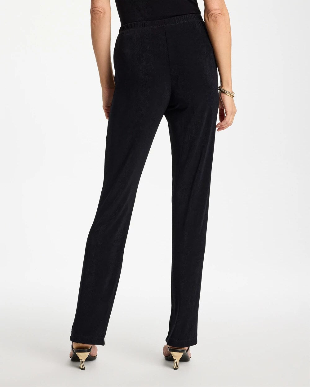 Chico's | Petite Travelers™ No Tummy Pants/ Black