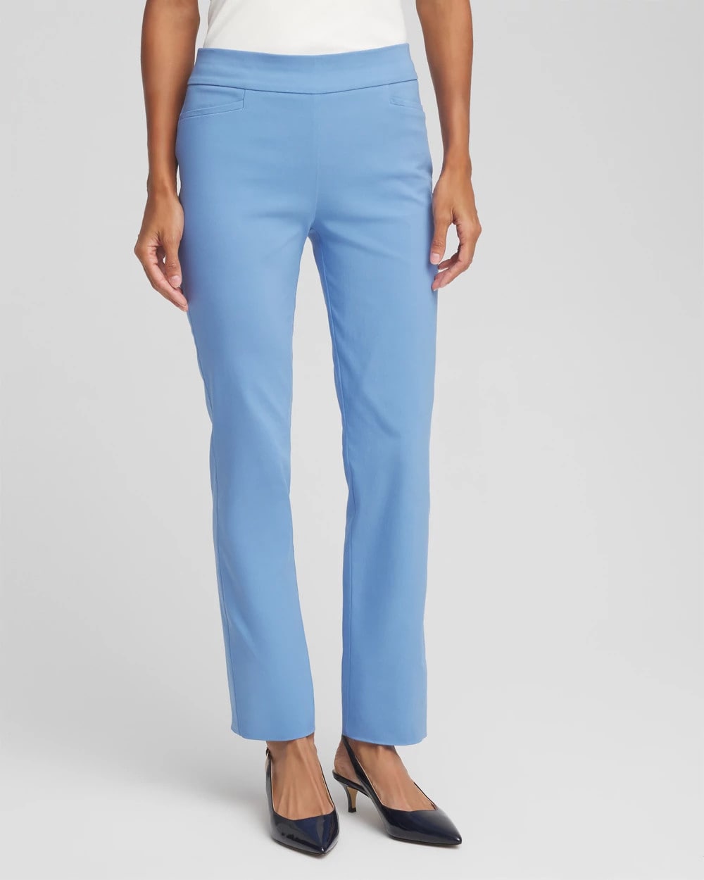 Chico's | Brigitte™ Slim Pull-On Pants/ Tidal Blue