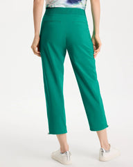 Chico's | Zenergy® UPF Bungee Crop Pant/ Topanga Green