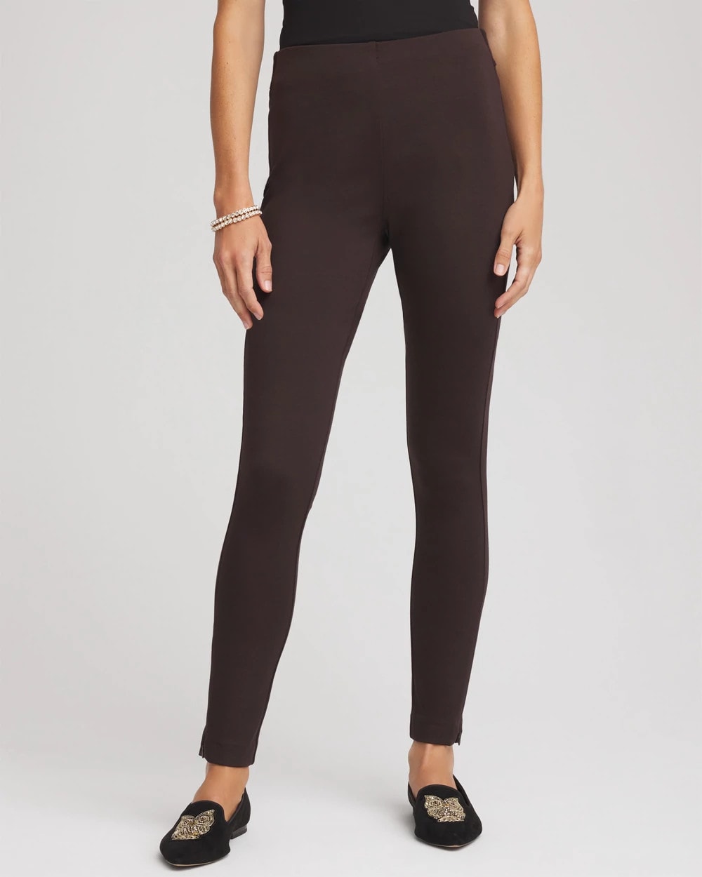 Chico's | Juliet Slim Zip-Ankle Leggings/ Cocoa Bean