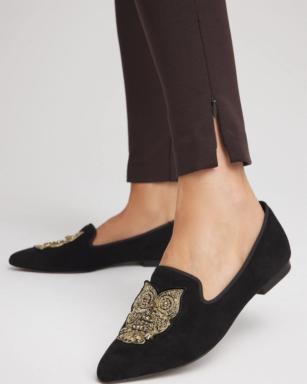 Chico's | Juliet Slim Zip-Ankle Leggings/ Cocoa Bean