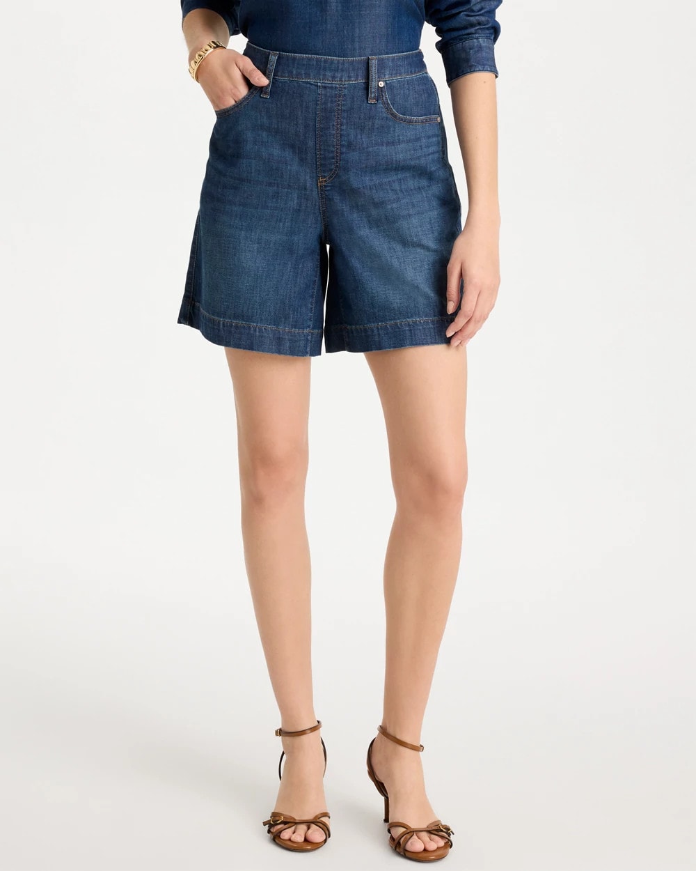 Chico's | Lightweight Jean Shorts/ Solana Indigo