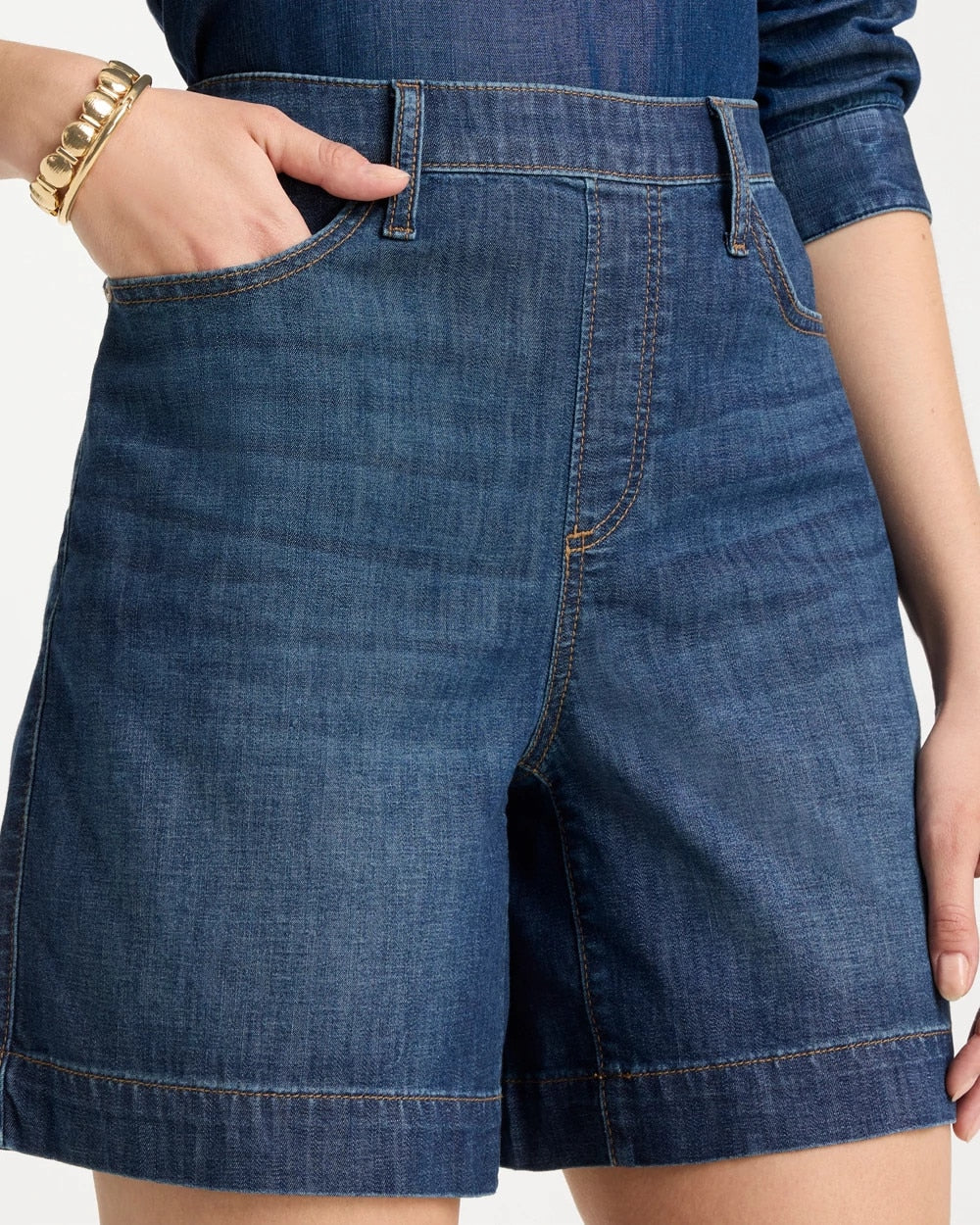 Chico's | Lightweight Jean Shorts/ Solana Indigo