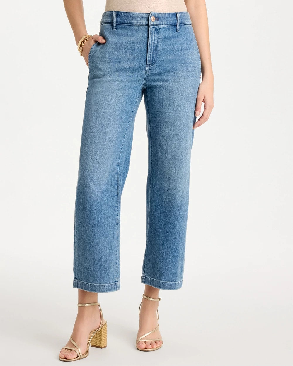 Chico's | Straight Crop Trouser Jeans/ Monaco Indigo