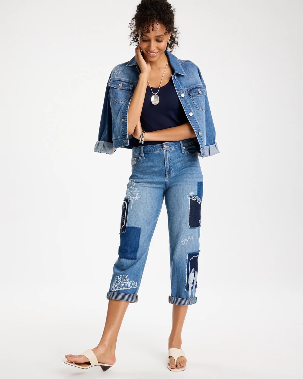 Chico's | Relaxed Boyfriend Summer Jean/ Underwater Indigo