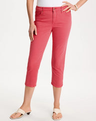Chico's | Girlfriend Slim Capri Jeans/ Calypso Coral