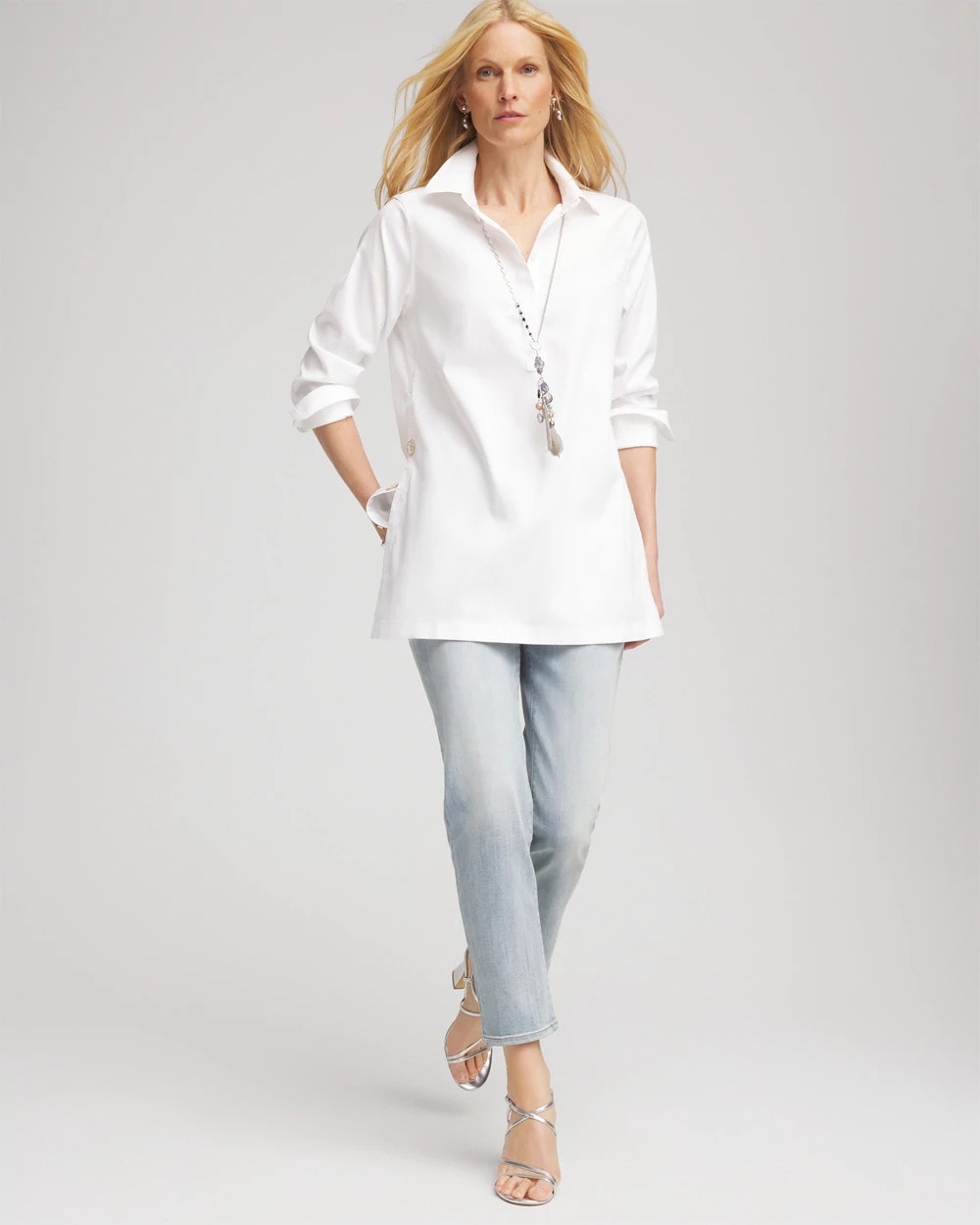 Chico's | Girlfriend Slim Cropped Jeans/ Shasta Indigo