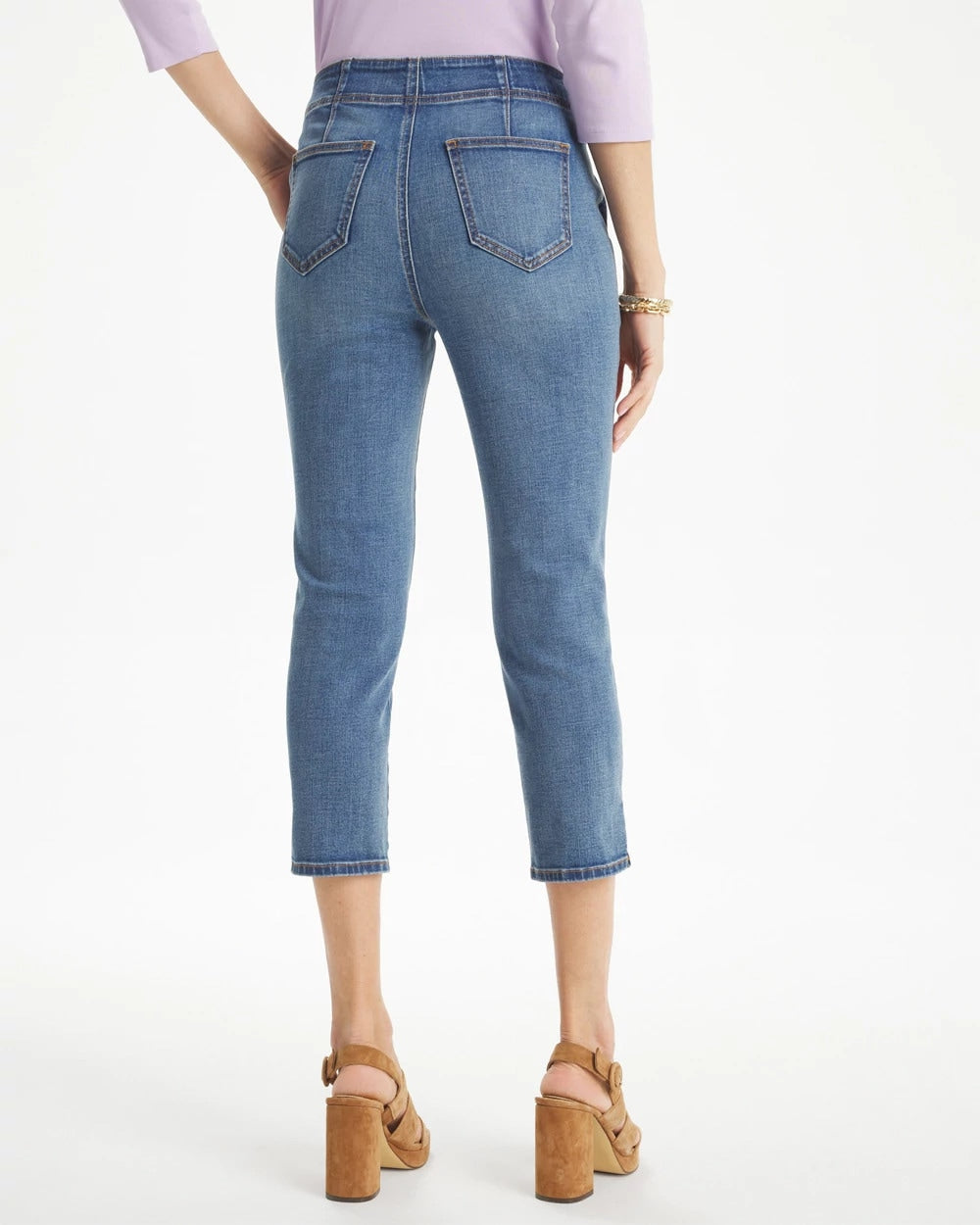 Chico's | Pull-On 22" Capri Jeans/ Aquaria Indigo
