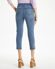 Chico's | Pull-On 22" Capri Jeans/ Aquaria Indigo
