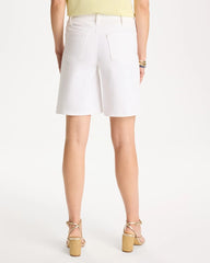 Chico's | Girlfriend Slim White Jean Shorts/ Alabaster