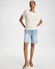 Chico's | Girlfriend Slim Indigo Jean Shorts/ Shasta Indigo