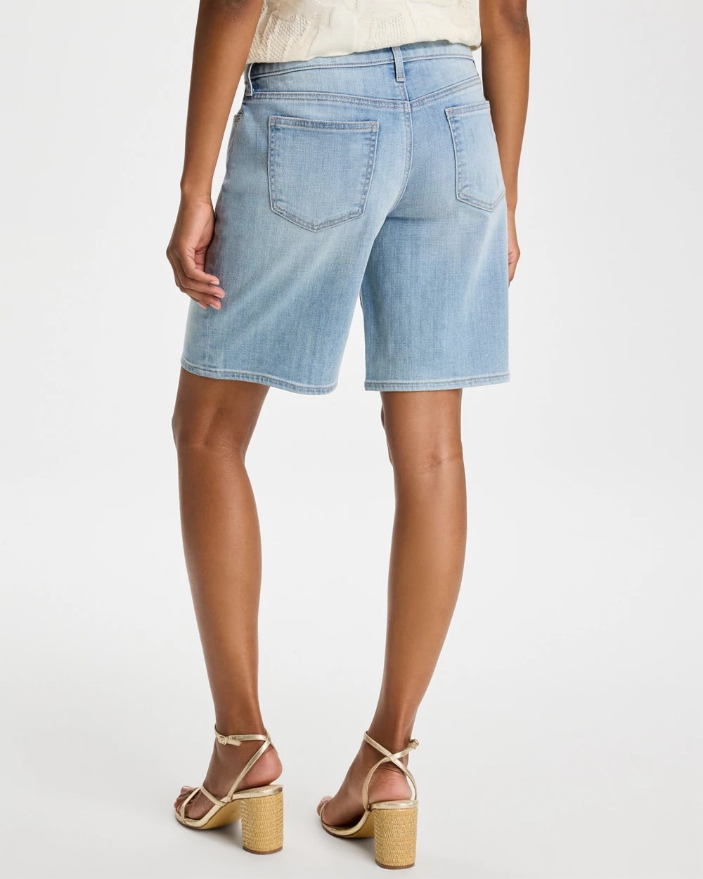 Chico's | Girlfriend Slim Indigo Jean Shorts/ Shasta Indigo