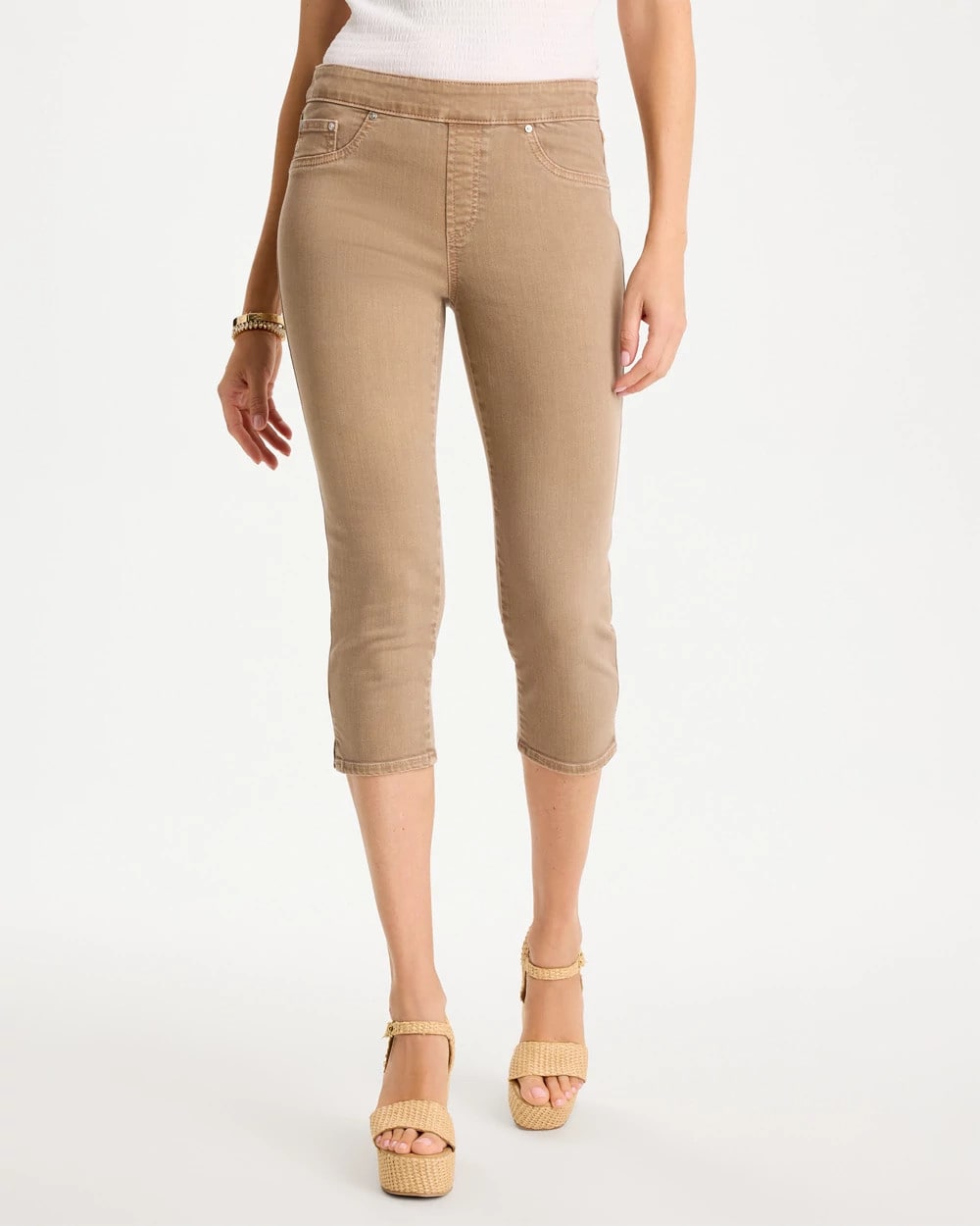Chico's | Pull-On Capri Jeans/ Topaz Smoke