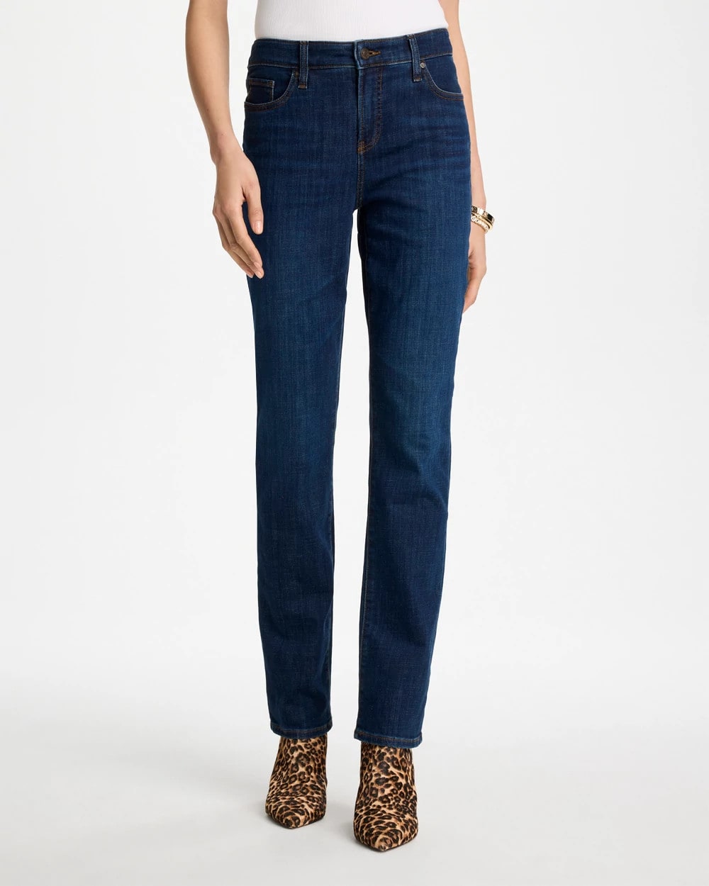 Chico's | Girlfriend Slim Full-Length Jeans/ Dark Sapphire Indigo