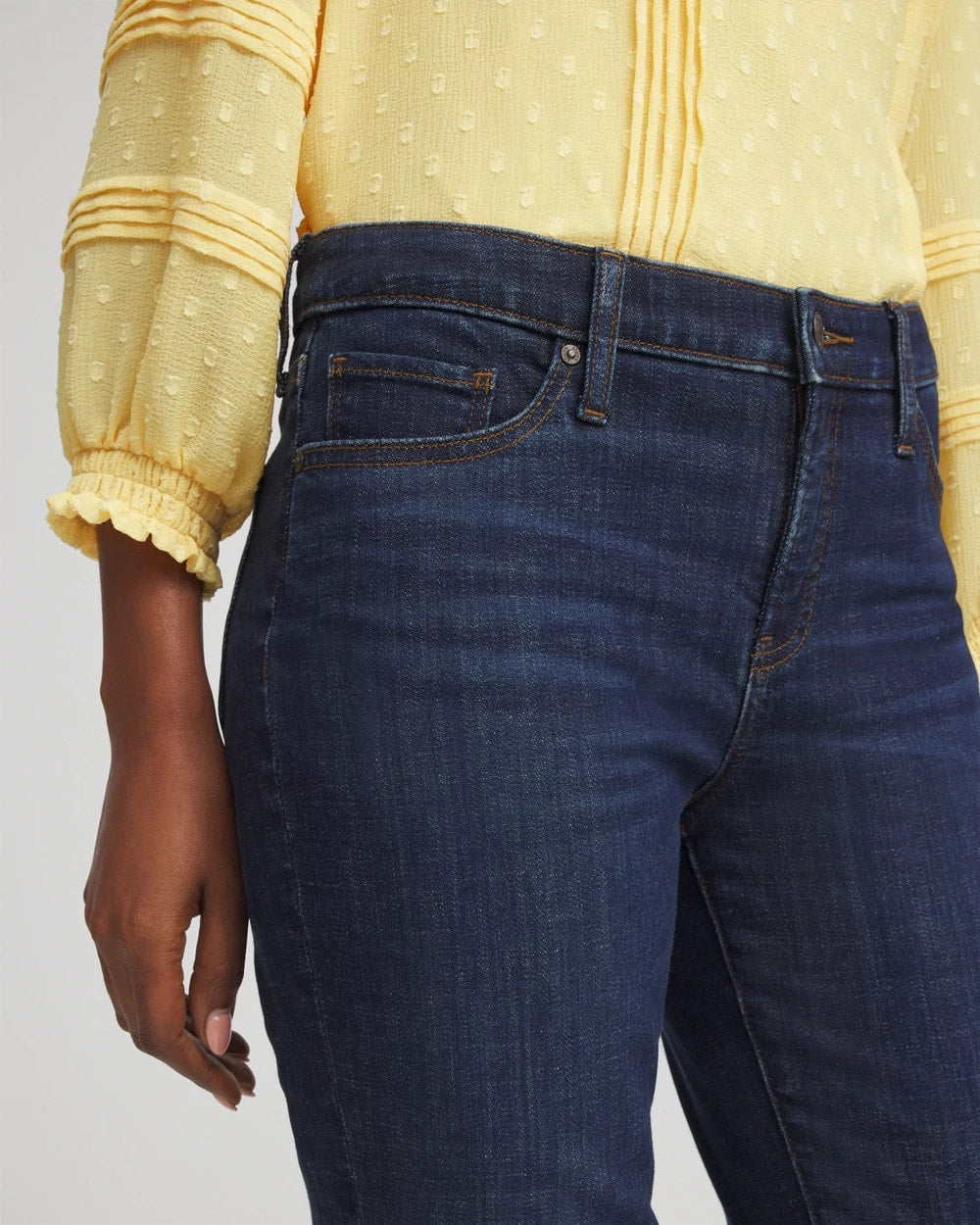 Chico's | Girlfriend Kick Flare Jeans/ Dark Sapphire Indigo