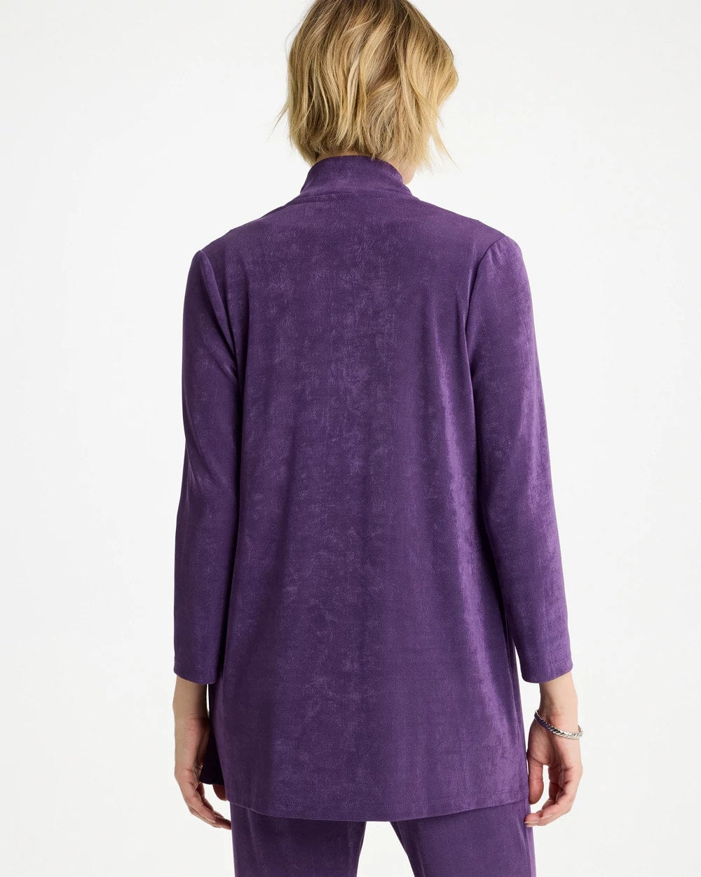 Chico's | Travelers™ Pleat Front Jacket/ Rich Amethyst