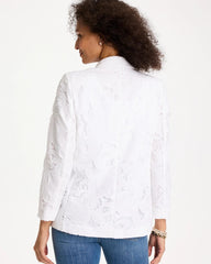 Chico's | Classic Lace Blazer/ Alabaster