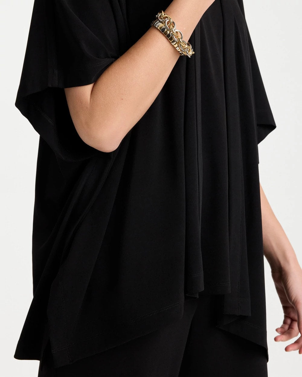 Chico's | Travelers™ Knit Cape Cardigan/ Black
