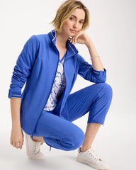 Chico's | Zenergy® UPF Mesh Trim Jacket/ Amparo Blue