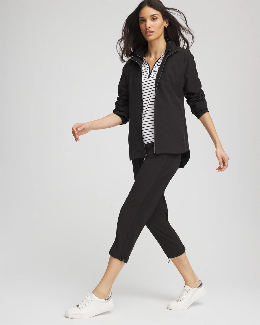 Chico's | Zenergy® UPF Zip Front Jacket/ Black