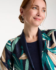 Chico's | Travelers™ Collection Palm Crushed Jacket/ Kings Navy
