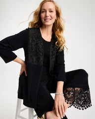 Chico's | Travelers™ Collection Lace Jacket/ Travelers Black