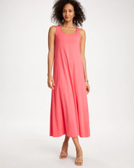 Chico's | Seamed Knit Dress/ Calypso Coral
