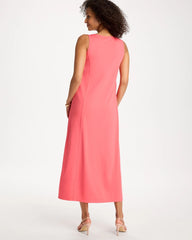 Chico's | Seamed Knit Dress/ Calypso Coral