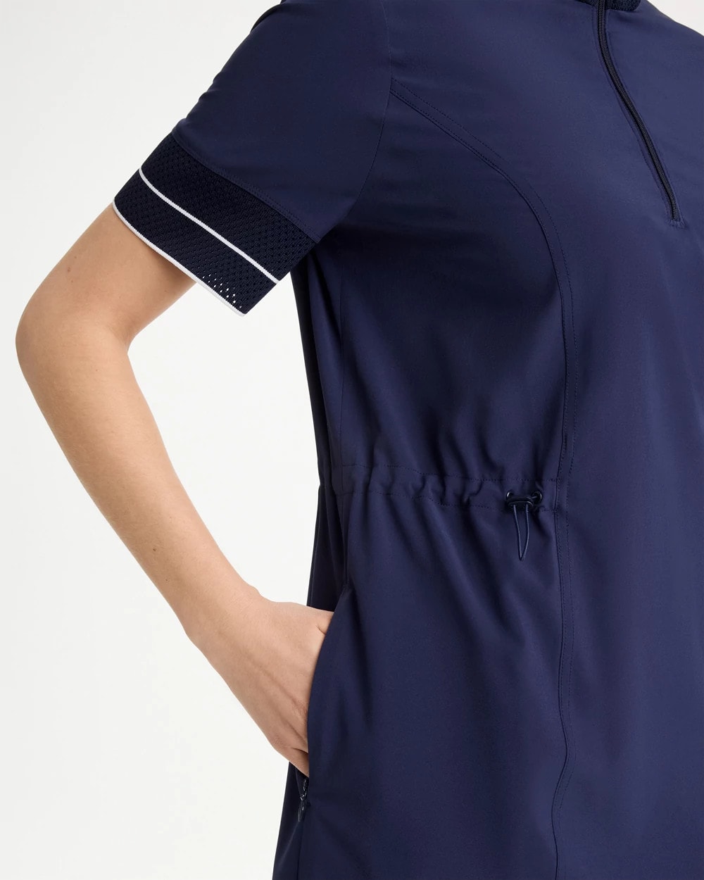 Chico's | Zenergy® UPF Mesh Trim Dress/ Passport Blue