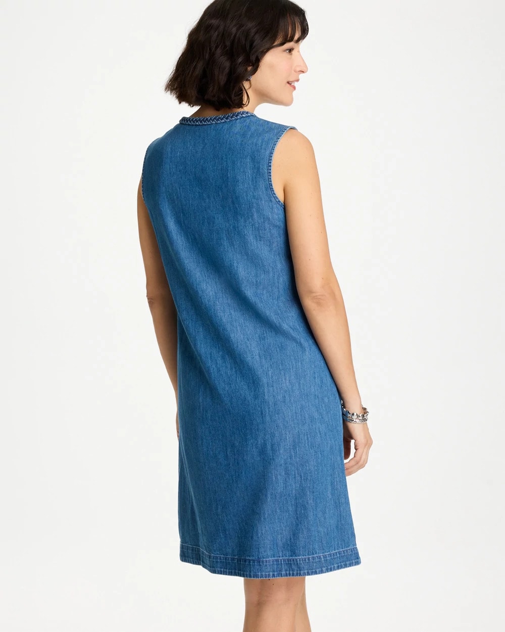 Chico's | Denim Braided Dress/ Indigo