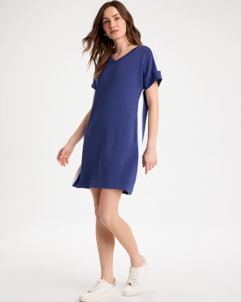 Chico's | Zenergy® Soft Contrast Dress/ Starlit Navy