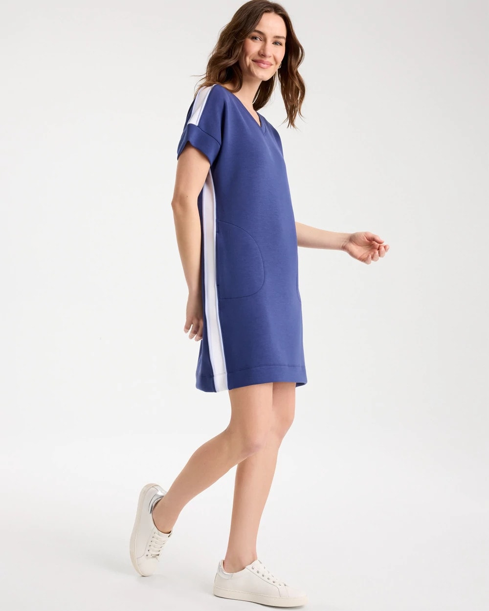 Chico's | Zenergy® Soft Contrast Dress/ Starlit Navy