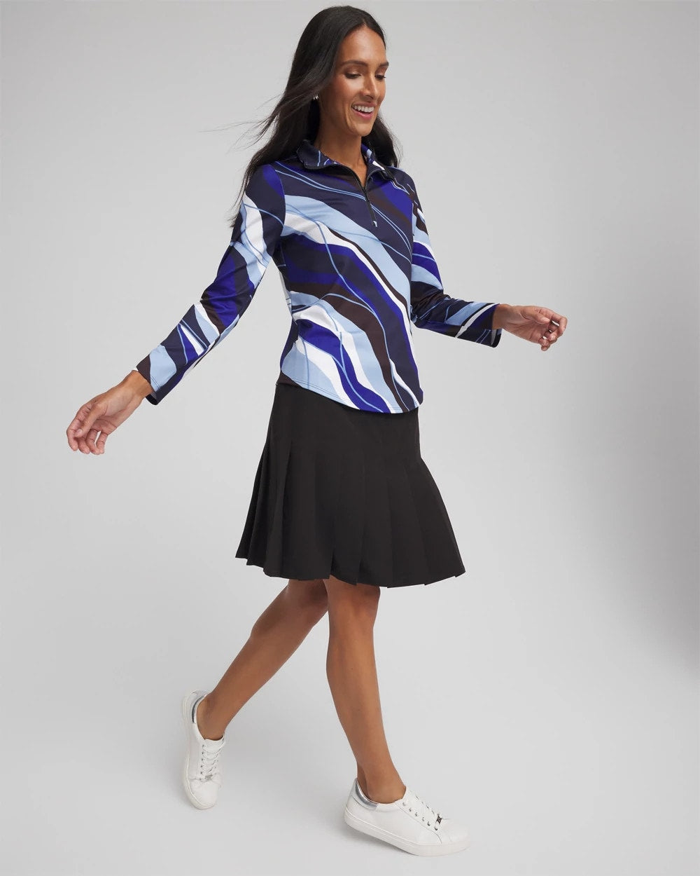 Chico's | Zenergy® UPF Pleated Skort/ Black