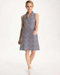 Chico's | Zenergy® UPF Ruffle Dress/ Passport Blue