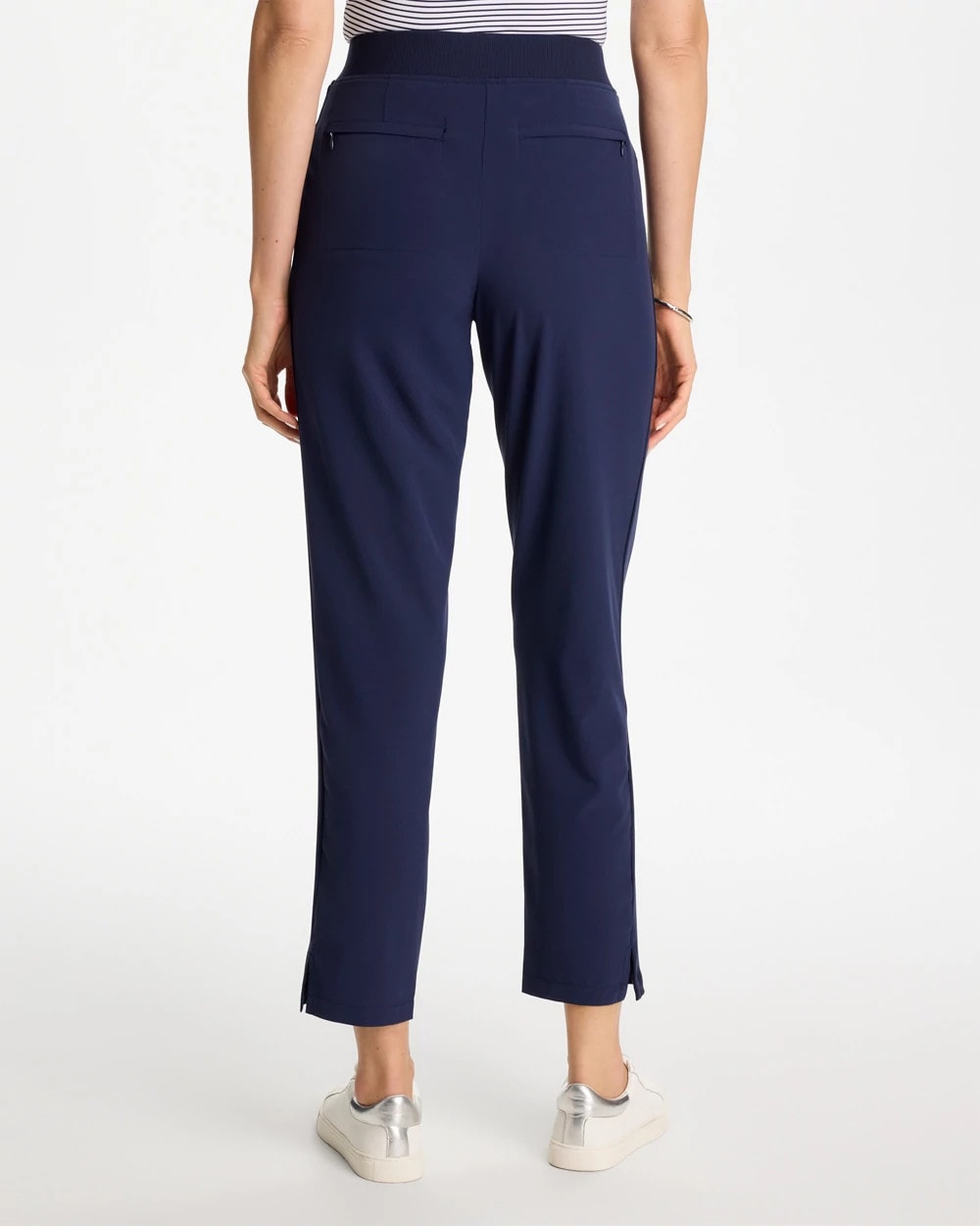 Chico's | Zenergy® UPF Rib Mix Ankle Pants/ Passport Blue