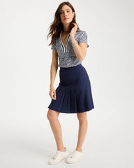 Chico's | Zenergy® UPF Crochet Trim Polo/ Blue Muse