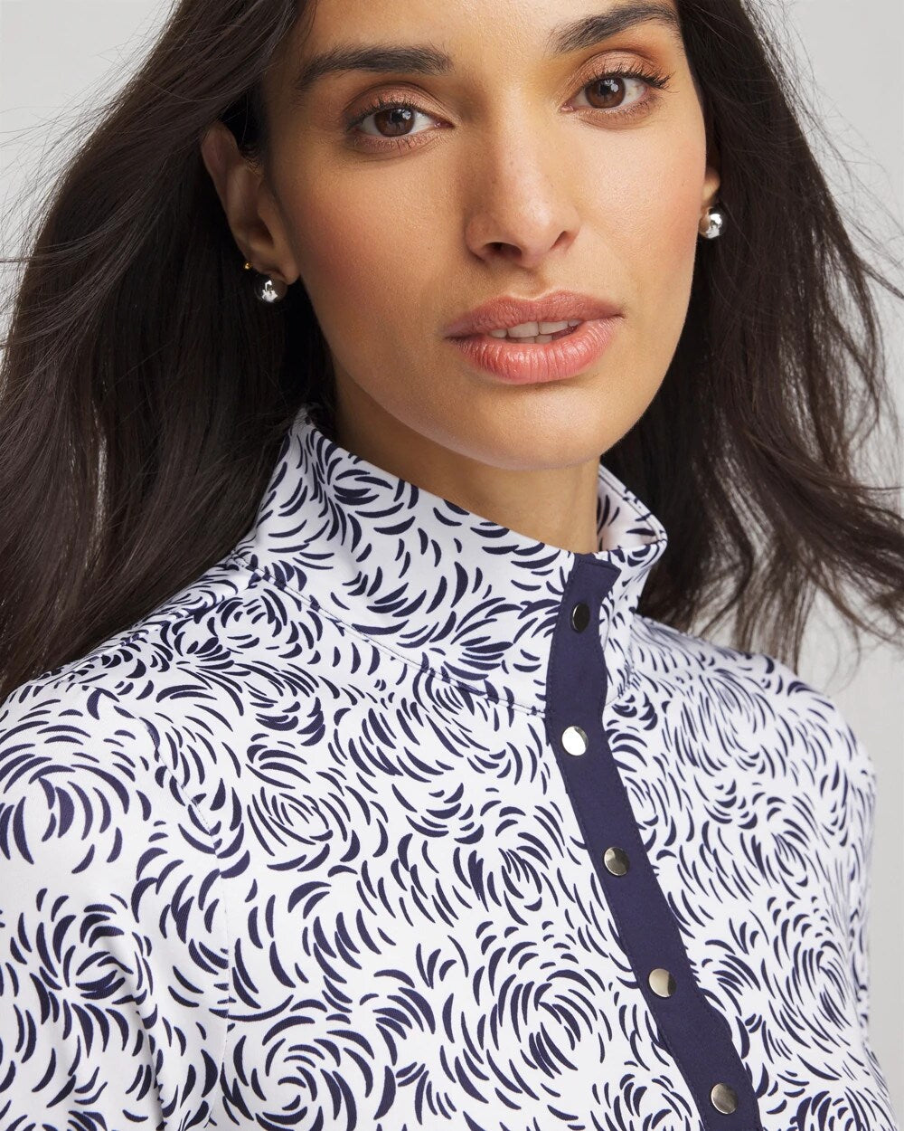 Chico's | Zenergy® UPF Palma Pullover/ Passport Blue