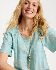 Chico's | Tassel Fish Pendant Necklace/ Blue Multi